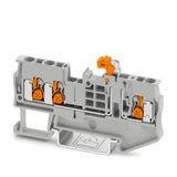 XT 2,5-TWIN-MT - Knife-disconnect terminal block
