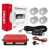 Parking assistant system Buzzer 4 sensor silver