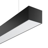 LESS IS MORE vario, 40 W, 5450 lm, 830, black, on/off Pendant luminair