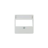 Central piece, pure white (similar to RAL 9010), for up to 3 universal modules