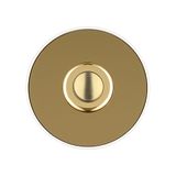 Ring button round Piccolo cerchio ws brass