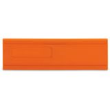 Separator plate 2 mm thick oversized orange