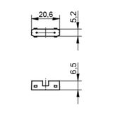 BJB 26.750.805.80 Cord Grip for Mounting box