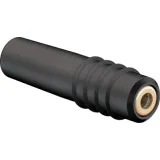 1 mm jack, solder connection, 0.25 mm², black, 22.2603-21