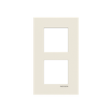 Frame 2-gang / 2+2-modules - Niessen logo - S - White