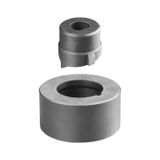 Round hole punch with a tooth (stamp+die) WO_22,5-Z