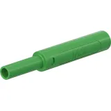 4 mm socket, screw connection, 2.5 mm², mounting Ø 9.6 mm, CAT II/CAT III, green, 66.2054-25