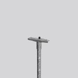 Pole mounting L 346 B 97 H 154 d 60 colour: uncoated