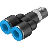 QSY-1/4-10 Push-in Y-fitting