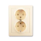 Drawer cover 2-fold screwless, with turned cavity, Swing L (5513J-C02357 H1) brown (ND5513J-A2351 H1)