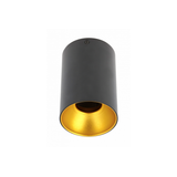 Ceiling luminaire TENSA, GU10, Ø96x140 mm, IP20, black