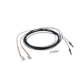 E32 1586C Fiber optic sensor head, through-beam, square, side-view, flexible fiber, 2 m cable E32 1586C