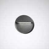 Wall and ceiling luminaire Invego Circ Lens Anthracite 5W 172lm 90 asymmetric medium wide (AM) IP65 IK08 3 SDCM