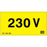 Rectangular sticky labels - Side: 50 mm