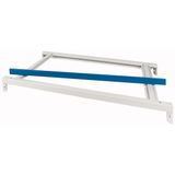 XTSZFBA-W1350 Top frame with design strip, W=1350mm, grey
