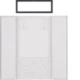 B.IQlab. field for push-buttons 5gang, B.IQ, clear, trans.