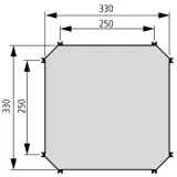 M-CI44 Eaton xEnergy Safety Ci mounting plate metal galvanized
