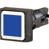 Q18DR-BL Pushbutton, blue, maintained