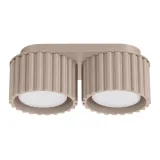 Ceiling lamp AURA 2 taupe Gx53