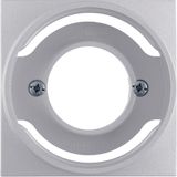 Centre plate for pilot lamp E14, B.7, al., matt, lacq.