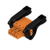 PCB plug-in connector, female plug, 3.81 mm, Number of poles: 3, 180°, PUSH IN with actuator, Clamping range, max. : 1.5 mm², Box