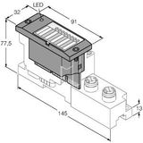 BL67 Electronic Module 2 RFID Channels (HF/UHF)   BL67-2RFID-S