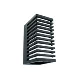LED lamp Corona V, 9W, 3000K, IP65, black color