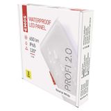 LED panel VIXXO 100×100 square, built-in, white, 7.5 W neutral white