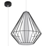 DEMI BLACK HANGING LAMP E27 1X60W IP20