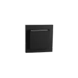SWITCH FLUSH MOUNTED HOTEL KEY BLACK 6-PACK