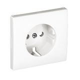 C.PLAT F/EARTH SOCKET (SKO TYPE) MATTE WHITE