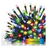 LED Christmas chain, 8 m, outdoor and indoor, multicolour, timer