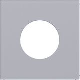 Central plate for push button/light signal E10, A.x/C.x, titanium