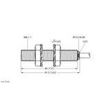 Inductive Sensor With Increased Temperature Range   BI2-EG08-AP6X/S100