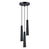 Pendant lamp PRYSM 3P black