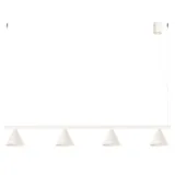Chandelier NOX 4L beige
