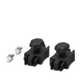 BS-DIN RAIL FIXTURE/TWIN CLAMP - DIN rail terminal block