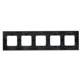 Single TV socket final, Gold matt, metalic
