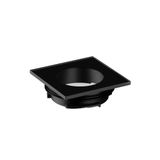 Cover plate, diffuser L 100 B 100 H 31 colour: black
