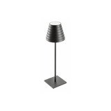 LED rechargeable table lamp FIZZI, 2.5 W, 200 lm, 5 V, 4000 K, 4000 mAh, dimmable, black