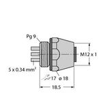 Accessories for Fieldbus Systems Mounting Receptacle   FKW5L
