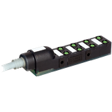EXACT8, 8XM8, 4 POLE MOULDED CABLE 3.0m PUR/PVC 16x0,34+2x0,75