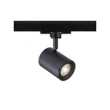 CADENZA for 3-circuit tracks black 230V LED GU10 10W