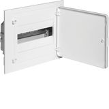 Small distributor,golf,flush,1row,12M,IP40,MS-terminal,PE,white door