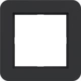 Cover frame single, C.1, matte night black