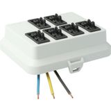 AK2-W8 Cover, 6x3p Wieland light grey