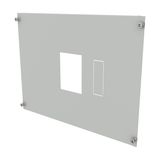 ProfiSNAP Front Plate, for enclosure width 600mm, H=400mm, prepared fo