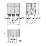 PCB terminal block 16 mm² Pin spacing 10 mm green-yellow