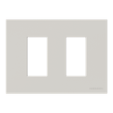 Frame - 2-gang / 1+1-modules - Niessen logo - Dune