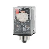MKSN8089A Relay, plug-in, 8-pin, DPDT, 10 A, mech & LED indicator MKSN8089A